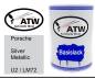 Preview: Porsche, Silver Metallic, U2 / LM72: 500ml Lackdose, von ATW Autoteile West.